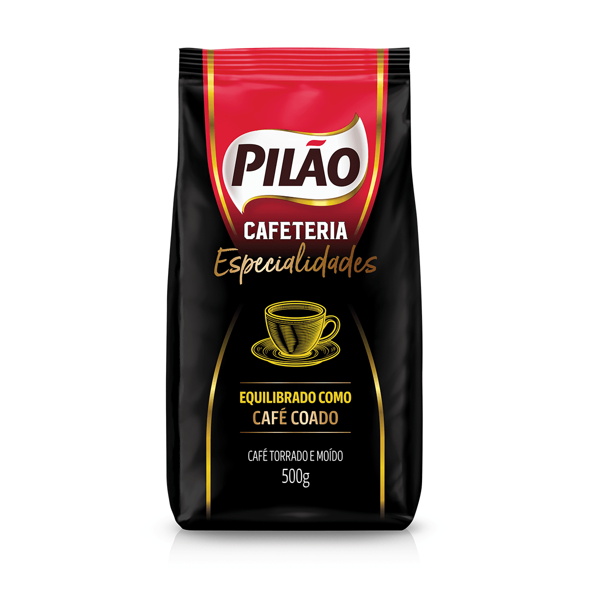 Café Pouch Cafeteria Coado 500g Pilão